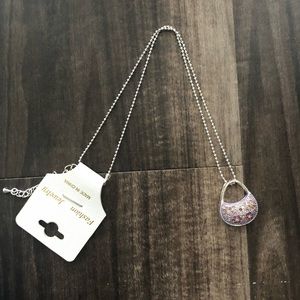 Purple Purse Necklace